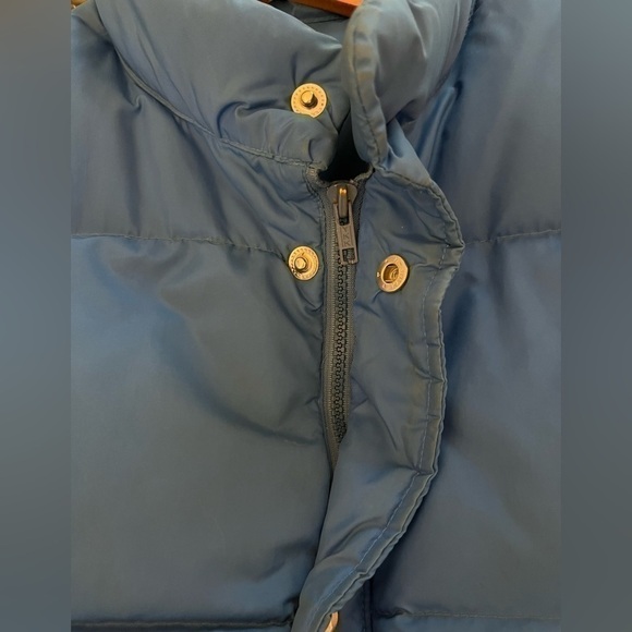 Vintage 80s blue red snap zip down puffer vest sz XL mens snowboard streetwear - Picture 8 of 8